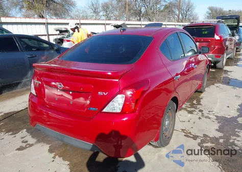 2015 Nissan Versa 1.6 Sv из США, поврежденный, VIN 3N1CN7AP7FL931709